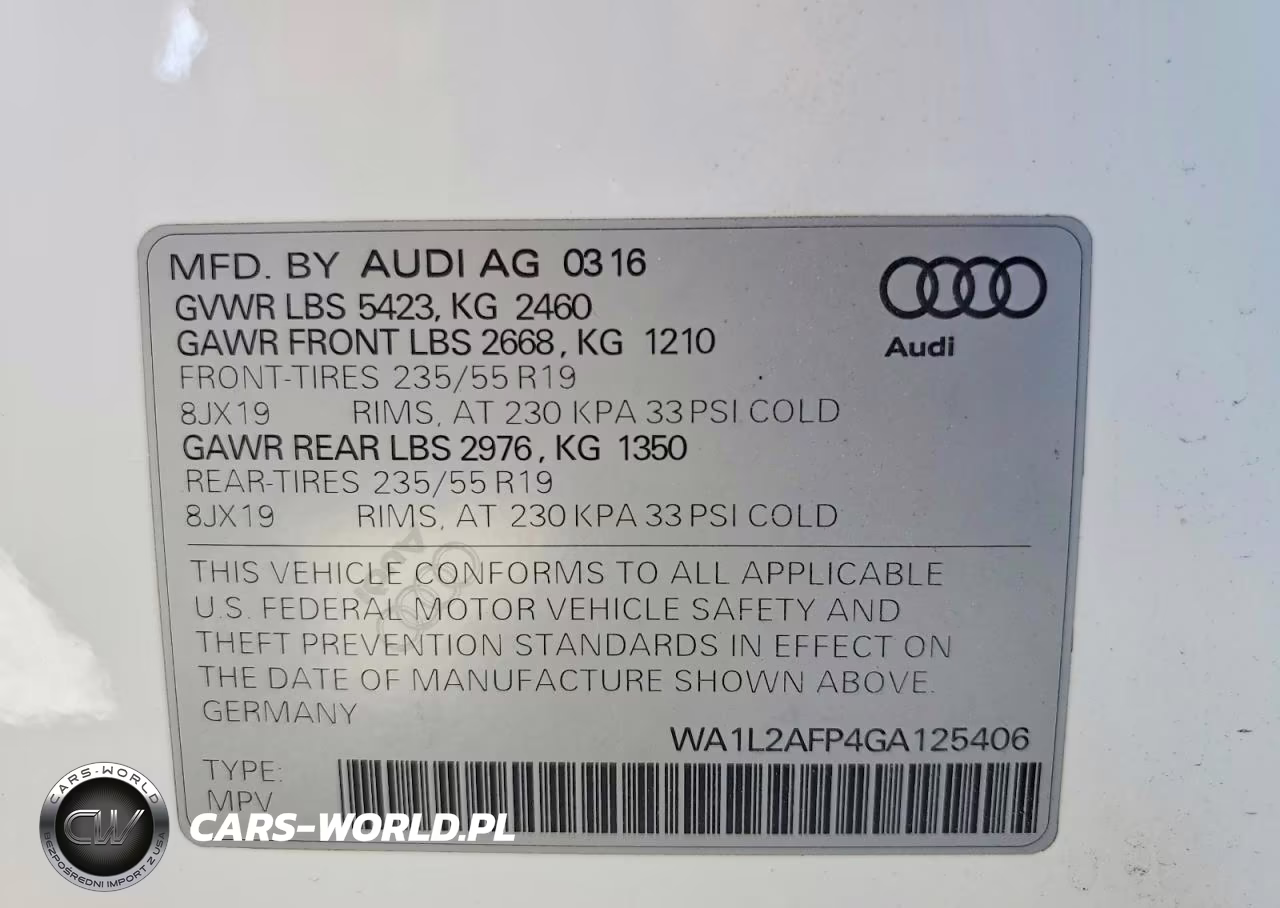 2016 Audi Q5 Premium Plus VIN:WA1L2AFP4GA125406 - 13