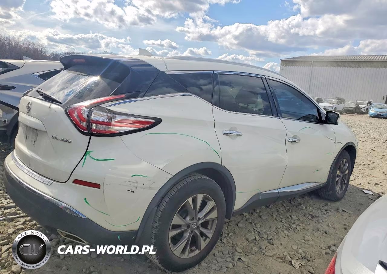 2017 Nissan Murano Sl VIN:5N1AZ2MH3HN179831 - 3