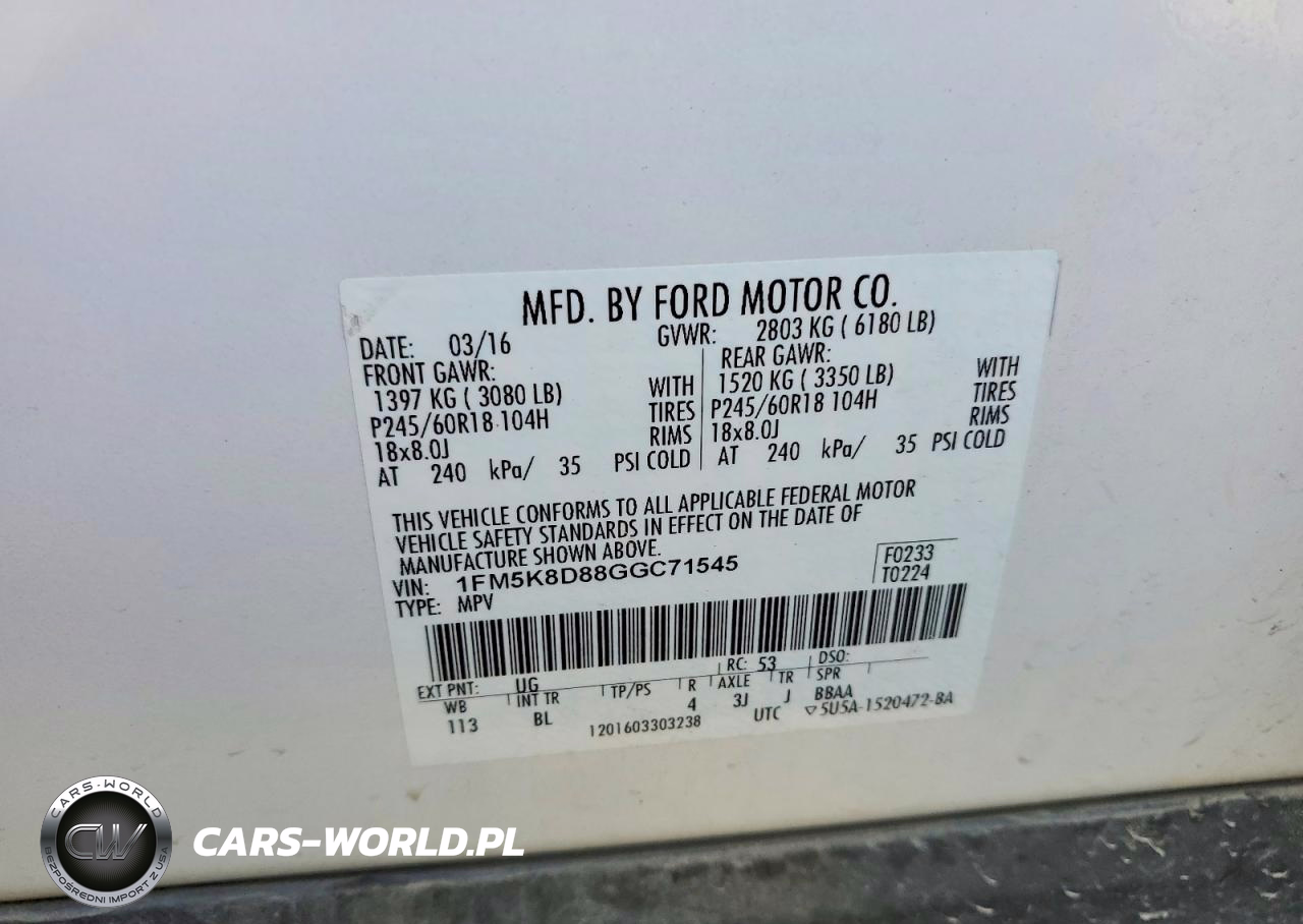 2016 Ford Explorer Xlt VIN:1FM5K8D88GGC71545 - 13