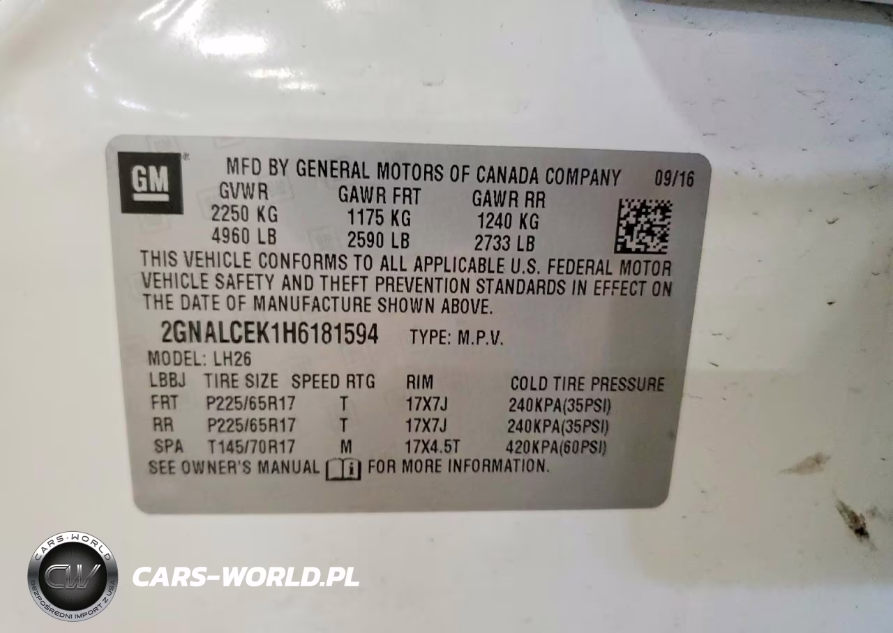 2017 Chevrolet Equinox Lt VIN:2GNALCEK1H6181594 - 14