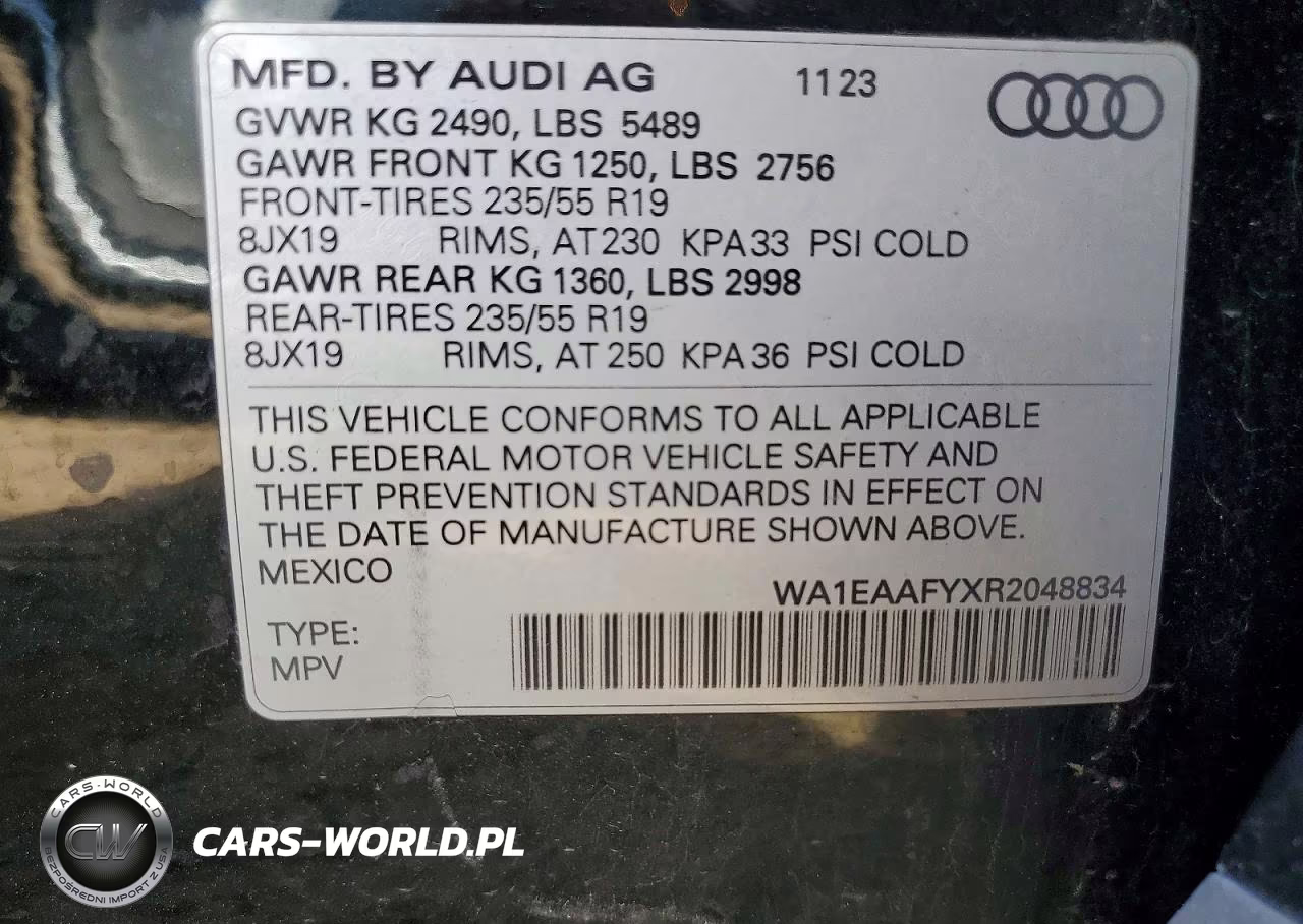 2024 Audi Q5 Premium Plus 45 VIN:WA1EAAFYXR2048834 - 12