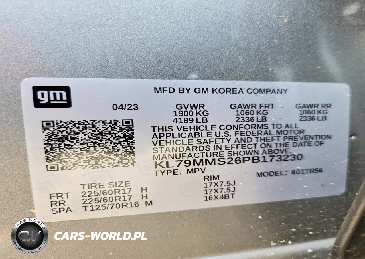 2023 Chevrolet Trailblazer Ls VIN:KL79MMS26PB173230 - 13