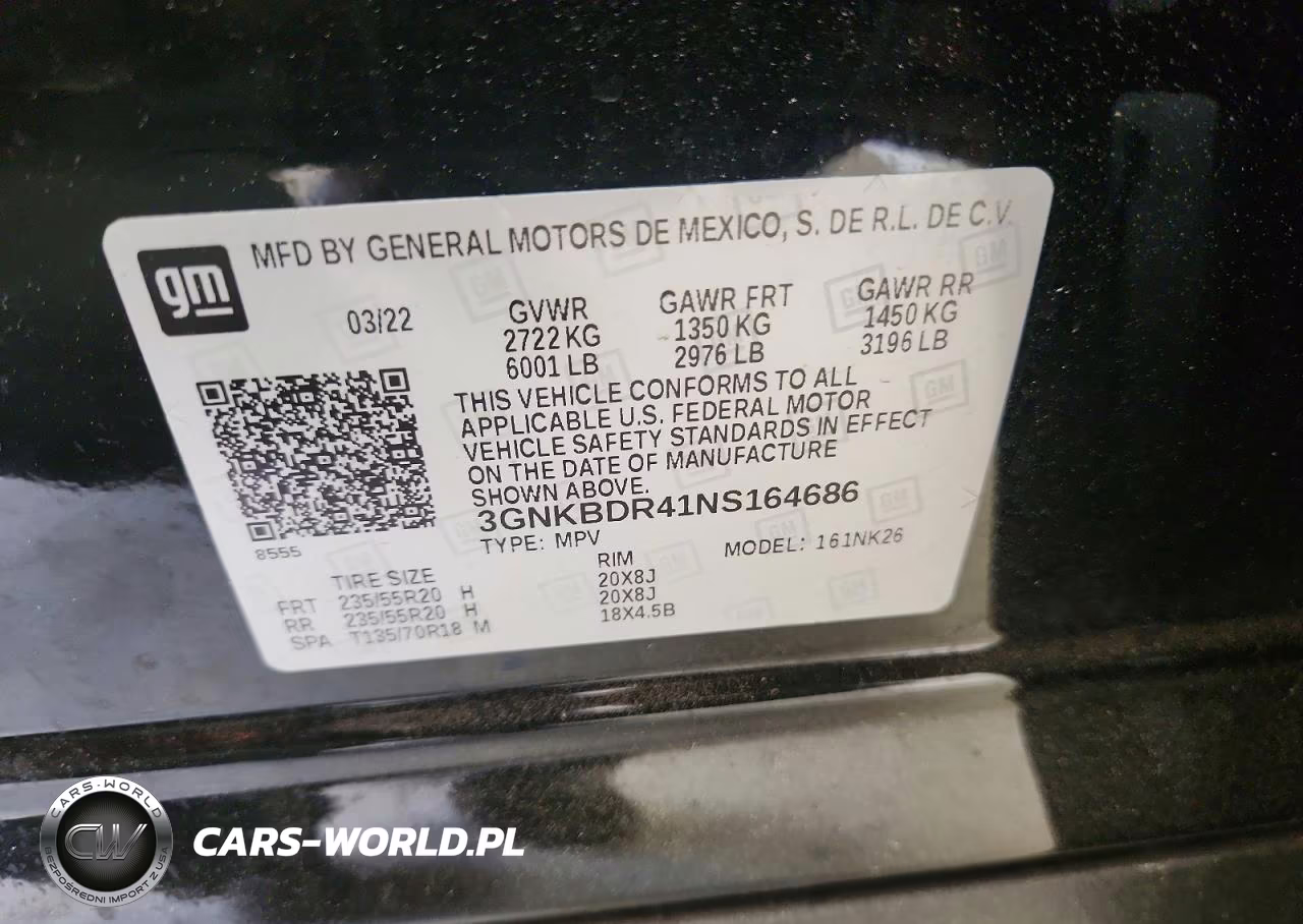 2022 Chevrolet Blazer 3Lt VIN:3GNKBDR41NS164686 - 13
