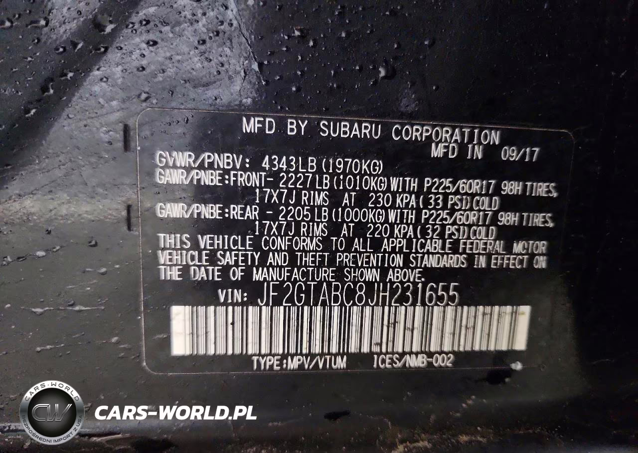 2018 Subaru Crosstrek Premium VIN:JF2GTABC8JH231655 - 12