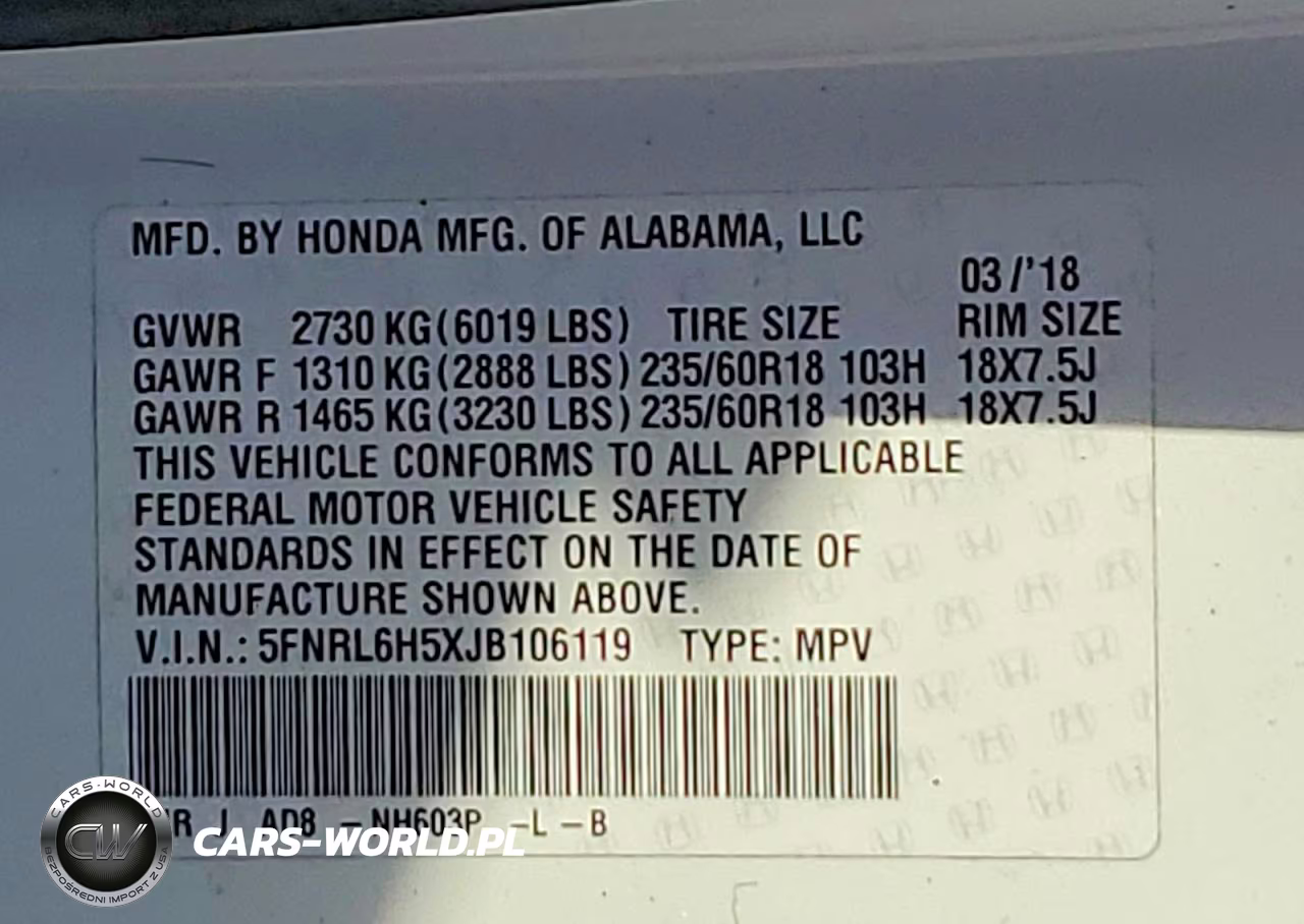 2018 Honda Odyssey Ex VIN:5FNRL6H5XJB106119 - 13