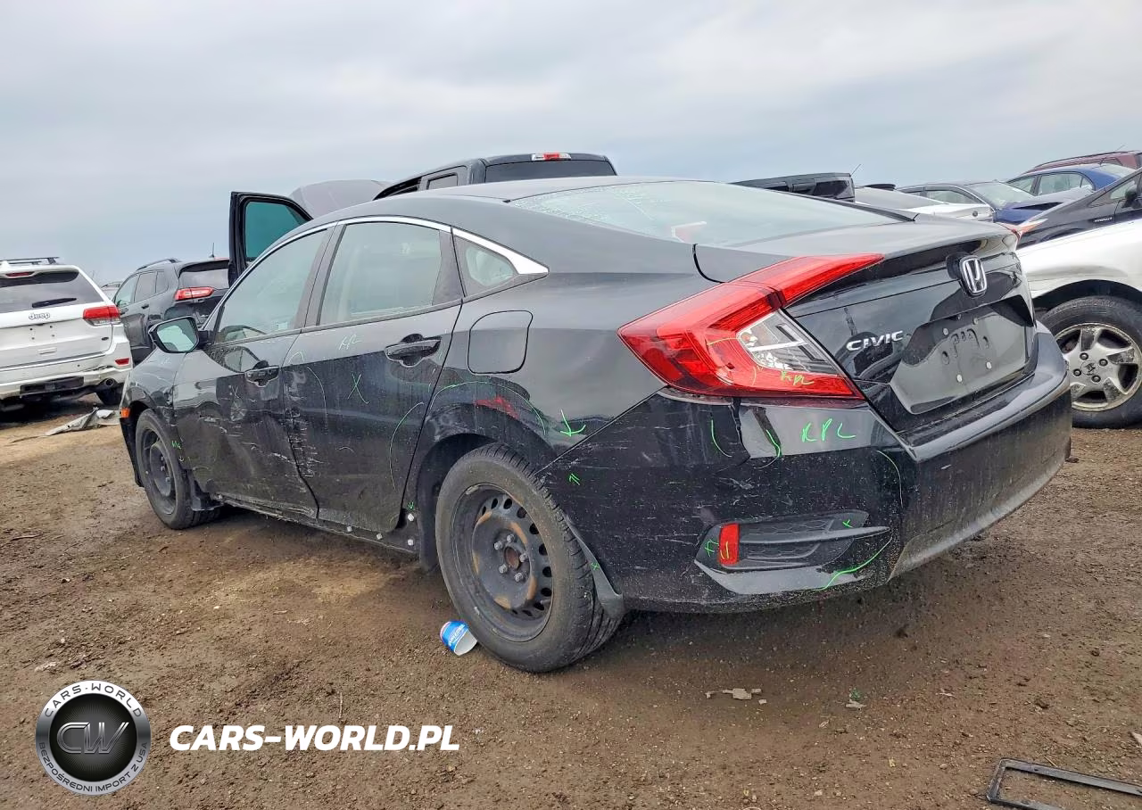 2018 Honda Civic Lx VIN:19XFC2F54JE017778 - 2