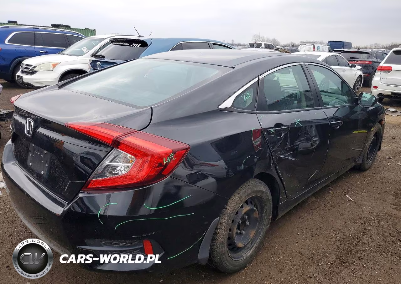 2018 Honda Civic Lx VIN:19XFC2F54JE017778 - 3