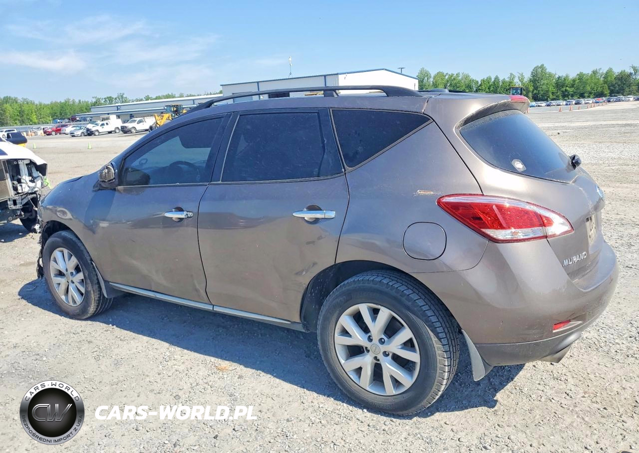 2012 Nissan Murano S VIN:JN8AZ1MU9CW118325 - 2
