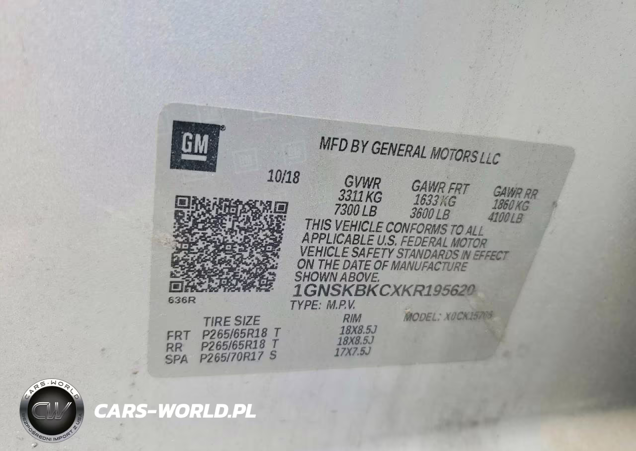 2019 Chevrolet Tahoe K1500 Lt VIN:1GNSKBKCXKR195620 - 13