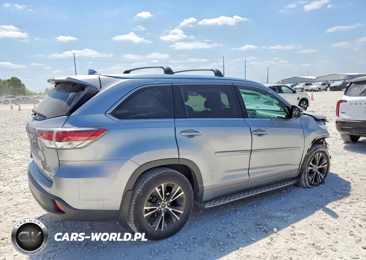 2016 Toyota Highlander Xle VIN:5TDKKRFH9GS134260 - 3