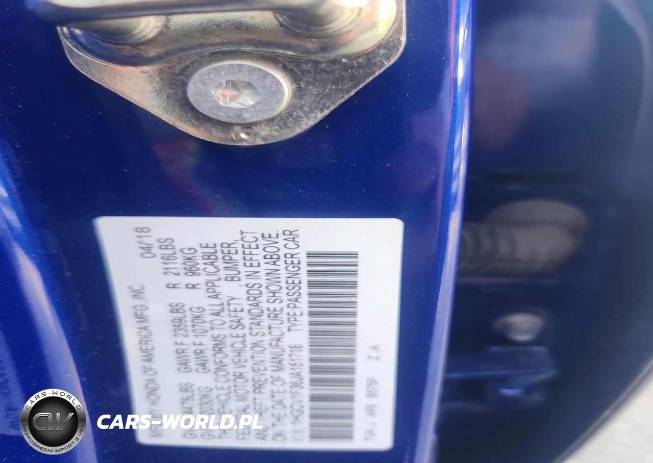 2018 Honda Accord Sport VIN:1HGCV1F36JA151718 - 12