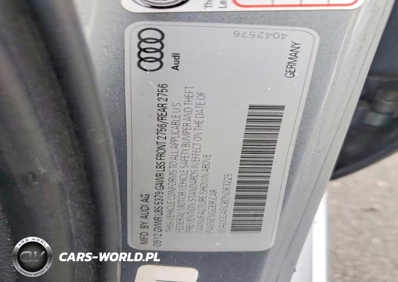 2013 Audi A6 Premium Plus VIN:WAUGGAFC8DN063225 - 12