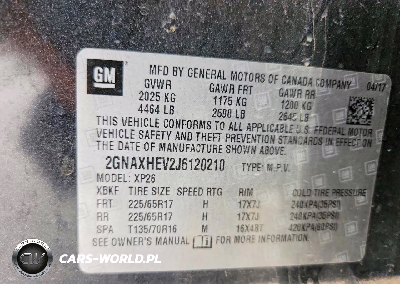 2018 Chevrolet Equinox Ls VIN:2GNAXHEV2J6120210 - 13