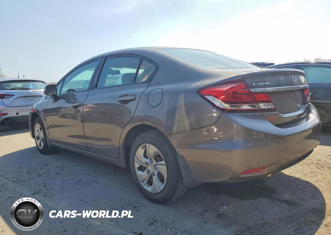 2013 Honda Civic Lx VIN:2HGFB2F58DH574593 - 2