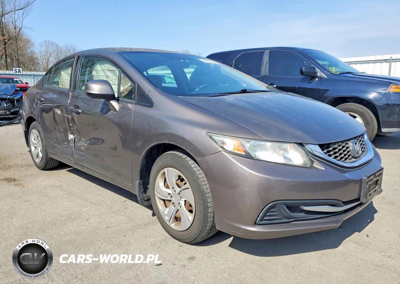 2013 Honda Civic Lx VIN:2HGFB2F58DH574593 - 4