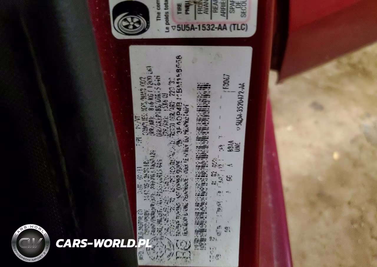 2011 Ford Fiesta Se VIN:3FADP4BJ1BM188558 - 12