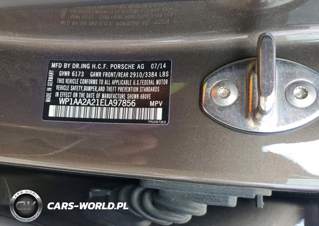 2014 Porsche Cayenne 4D VIN:WP1AA2A21ELA97856 - 12
