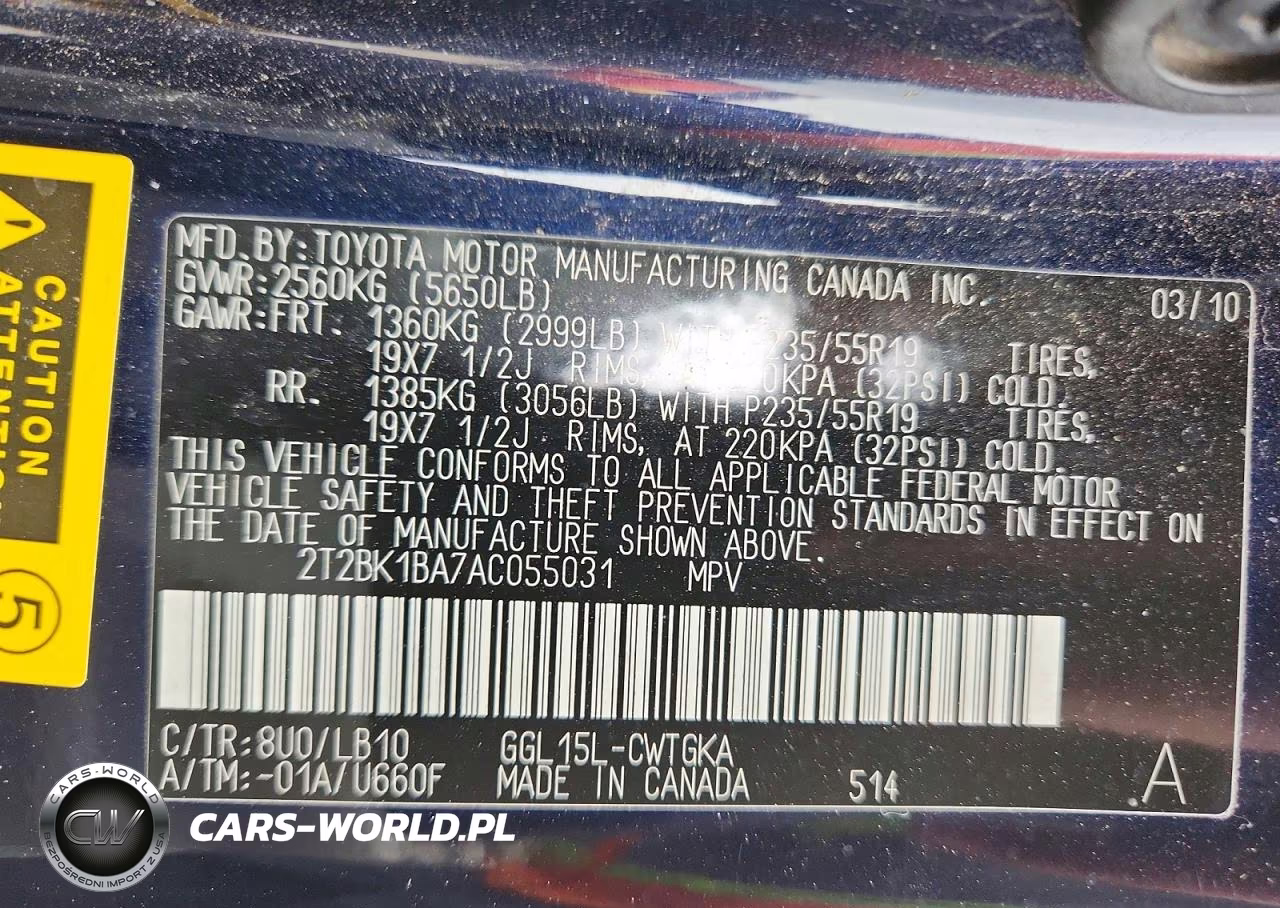 2010 Lexus Rx 350 Base VIN:2T2BK1BA7AC055031 - 14