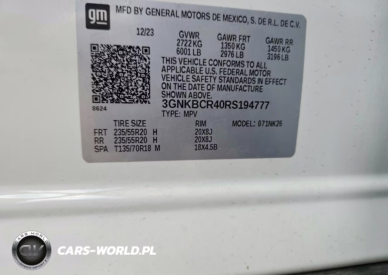 2024 Chevrolet Blazer 2Lt VIN:3GNKBCR40RS194777 - 13
