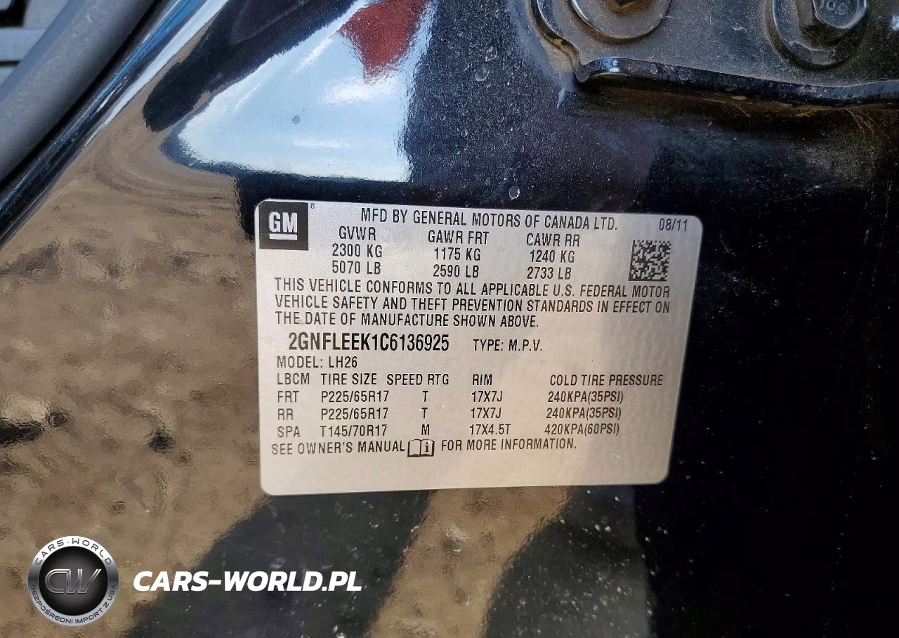 2012 Chevrolet Equinox VIN:2GNFLEEK1C6136925 - 13