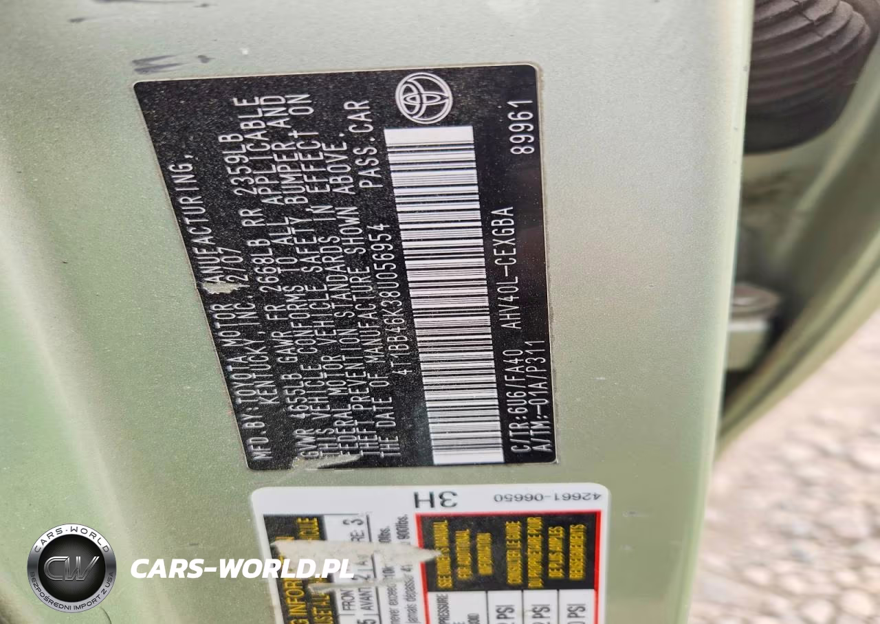2008 Toyota Camry Hybrid Base VIN:4T1BB46K38U056954 - 13