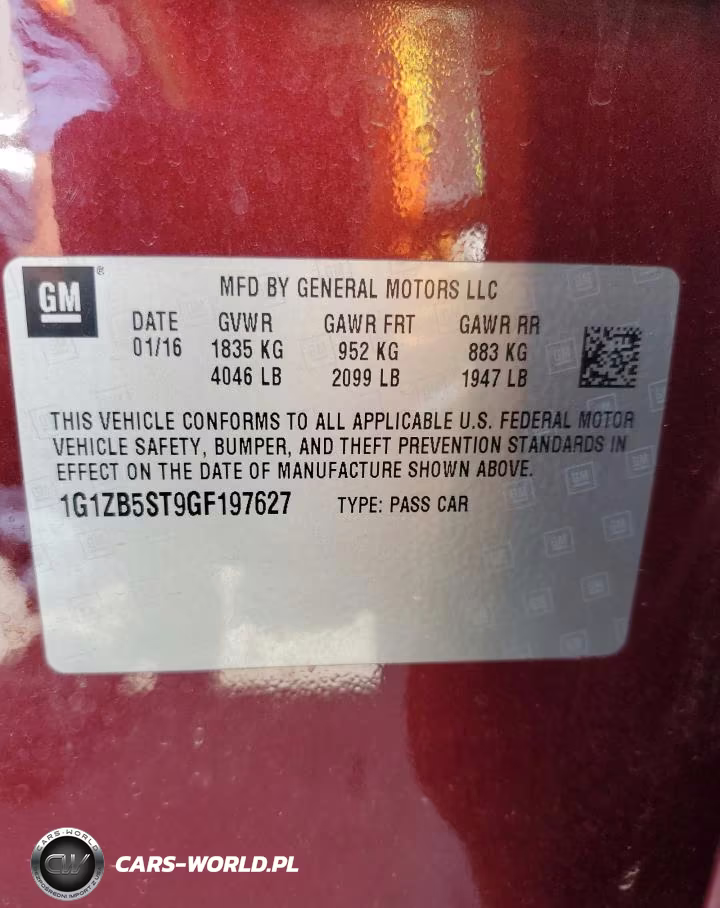 2016 Chevrolet Malibu Ls VIN:1G1ZB5ST9GF197627 - 13
