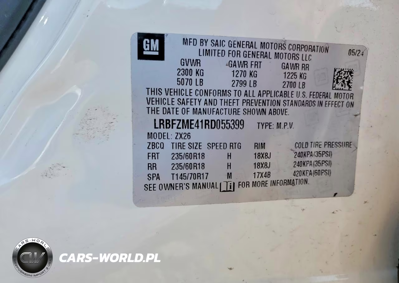 2024 Buick Envision Preferred VIN:LRBFZME41RD055399 - 13