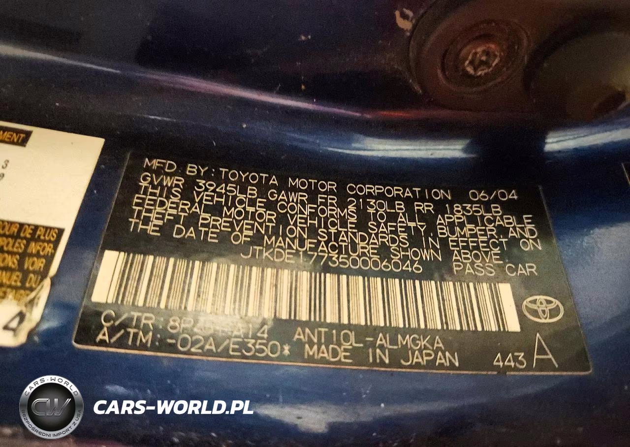 2005 Scion Tc Base VIN:JTKDE177350006046 - 12