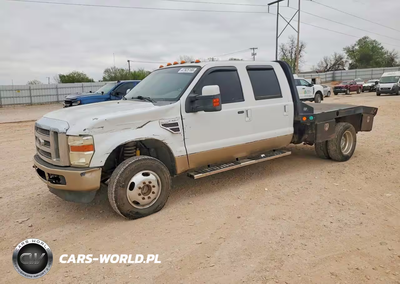 2008 Ford F350 Super Duty Flatbed Truck