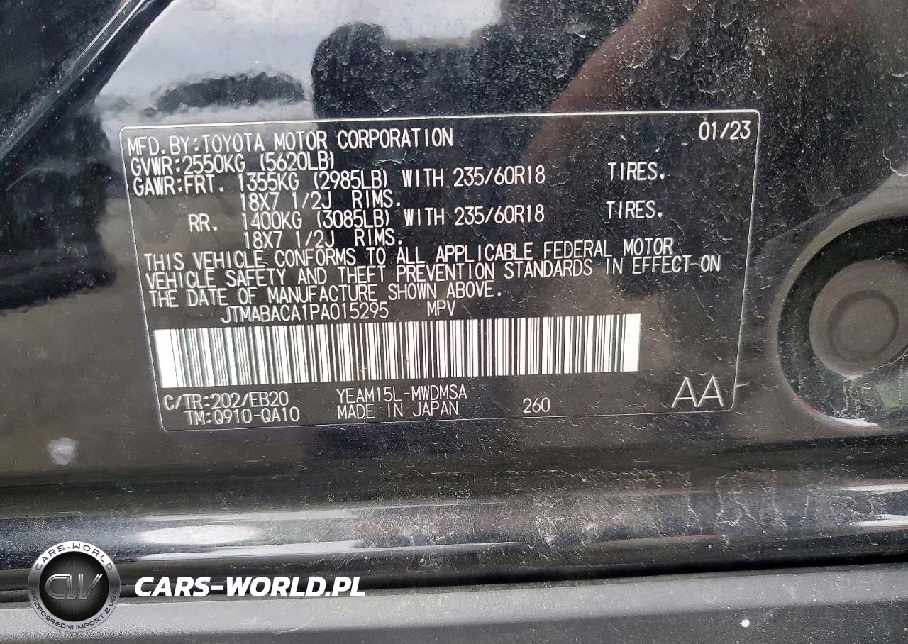 2023 Toyota Bz4X Xle VIN:JTMABACA1PA015295 - 13