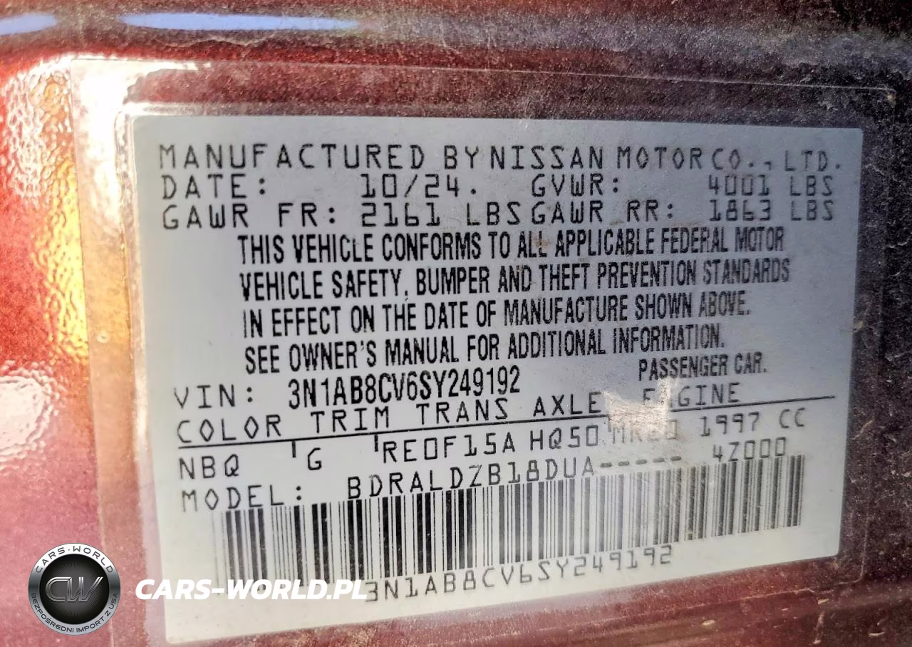 2025 Nissan Sentra Sv VIN:3N1AB8CV6SY249192 - 13