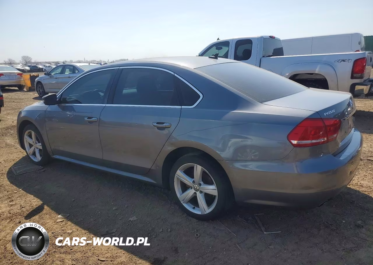 2013 Volkswagen Passat Se VIN:1VWBP7A33DC117935 - 2