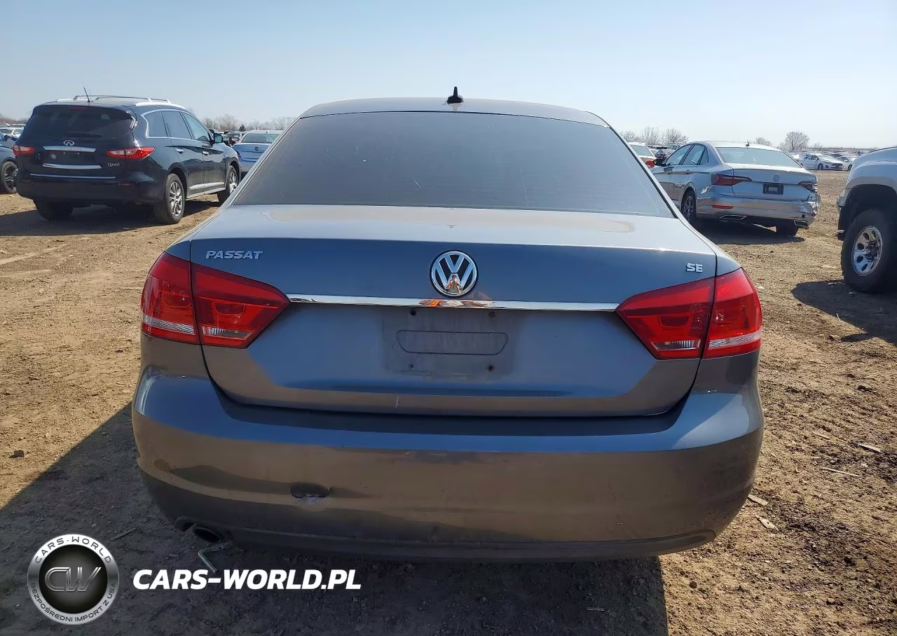 2013 Volkswagen Passat Se VIN:1VWBP7A33DC117935 - 6