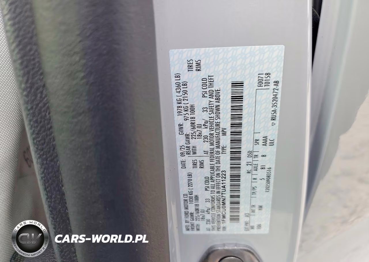 2026 Ford Escape St Line VIN:1FMCU0MN7TUA11223 - 13