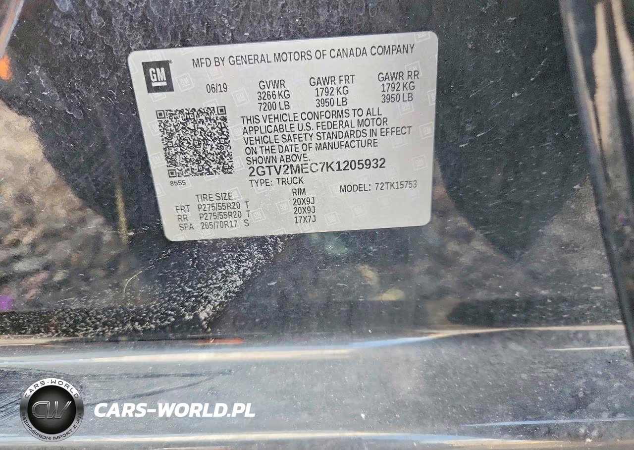 2019 GMC Sierra Limited K1500 Sle VIN:2GTV2MEC7K1205932 - 13