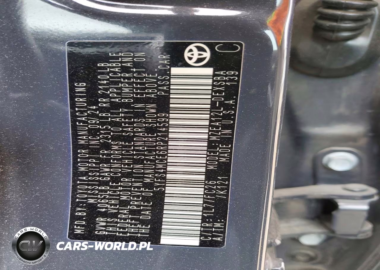 2024 Toyota Corolla Se VIN:5YFS4MCE6RP214599 - 12