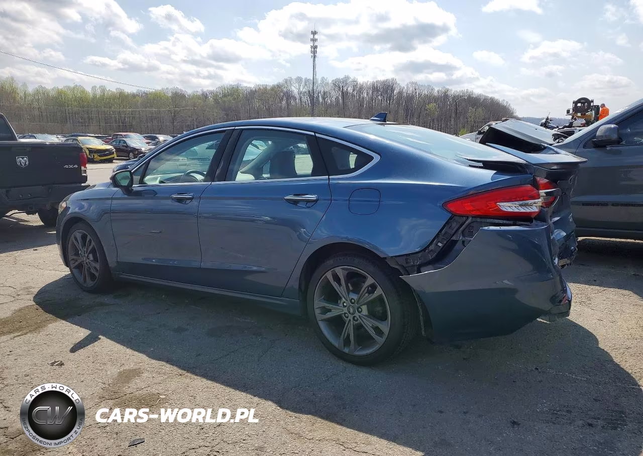 2019 Ford Fusion Titanium VIN:3FA6P0D92KR124181 - 2