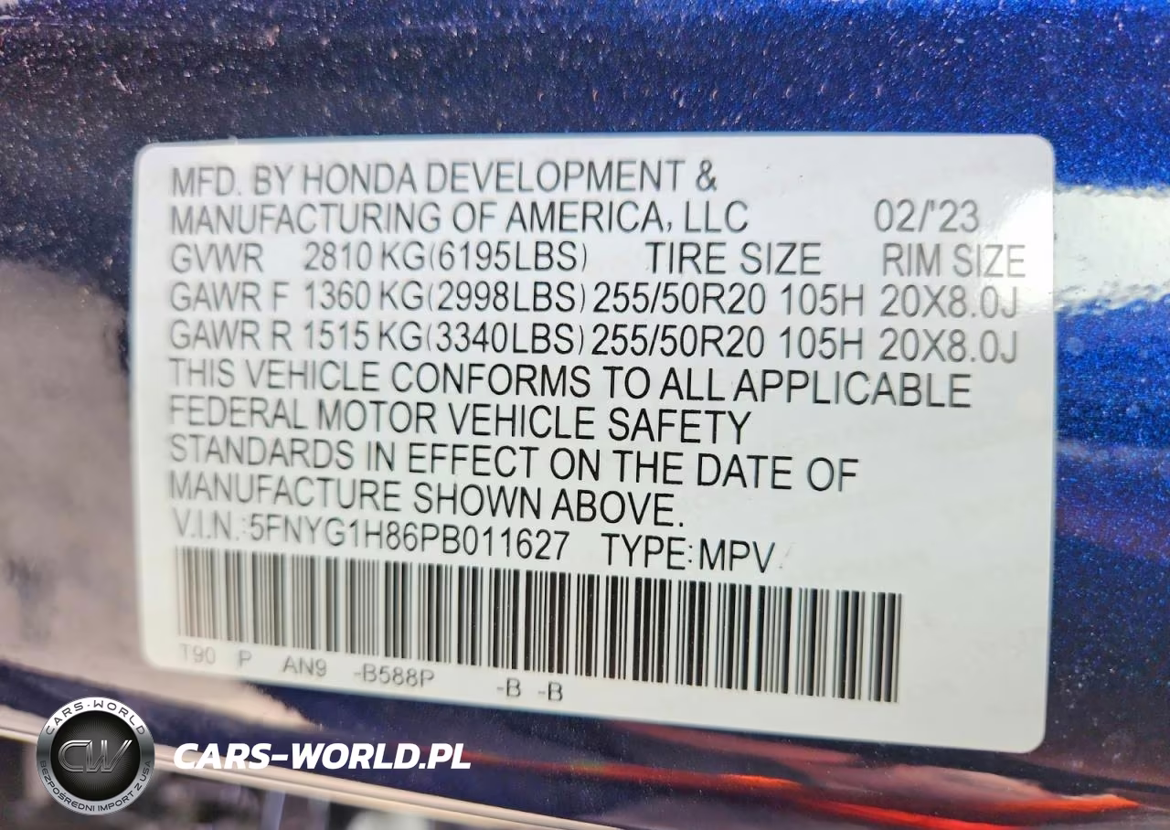 2023 Honda Pilot Elite VIN:5FNYG1H86PB011627 - 13