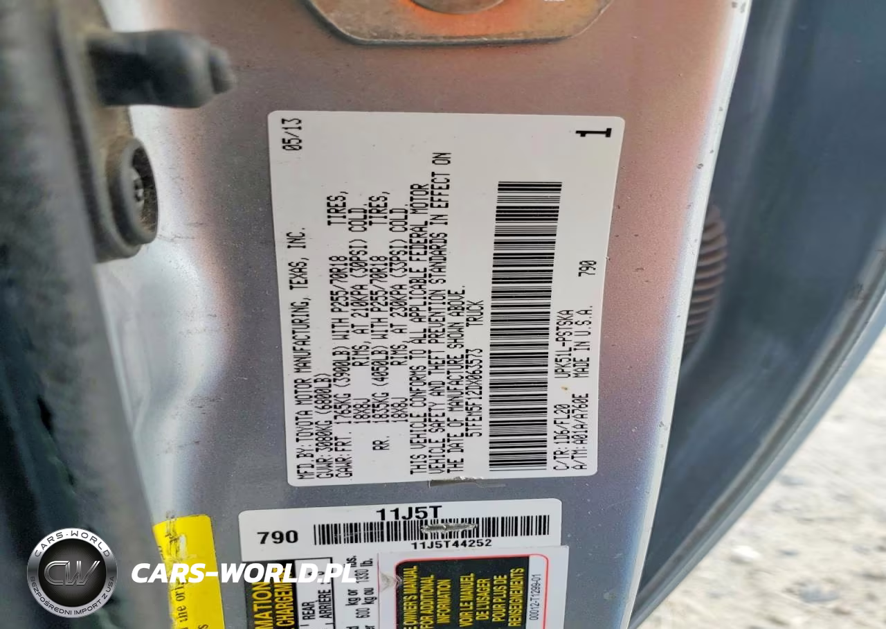 2013 Toyota Tundra Grade VIN:5TFEM5F12DX063573 - 12