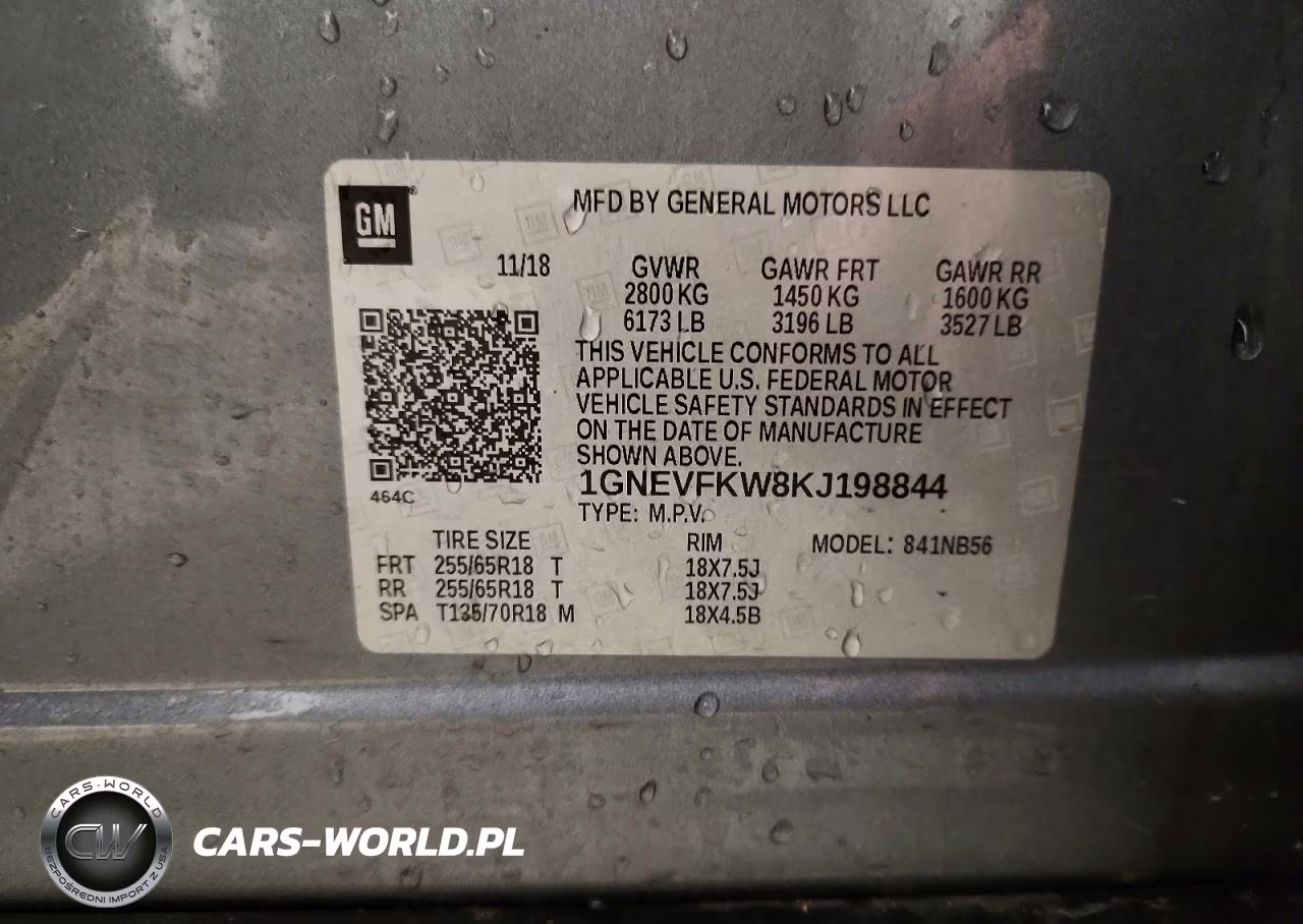 2019 Chevrolet Traverse Ls VIN:1GNEVFKW8KJ198844 - 13