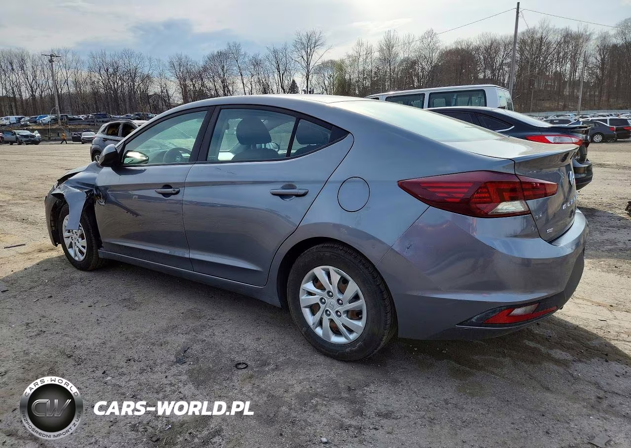 2019 Hyundai Elantra Se VIN:KMHD74LF4KU855988 - 2
