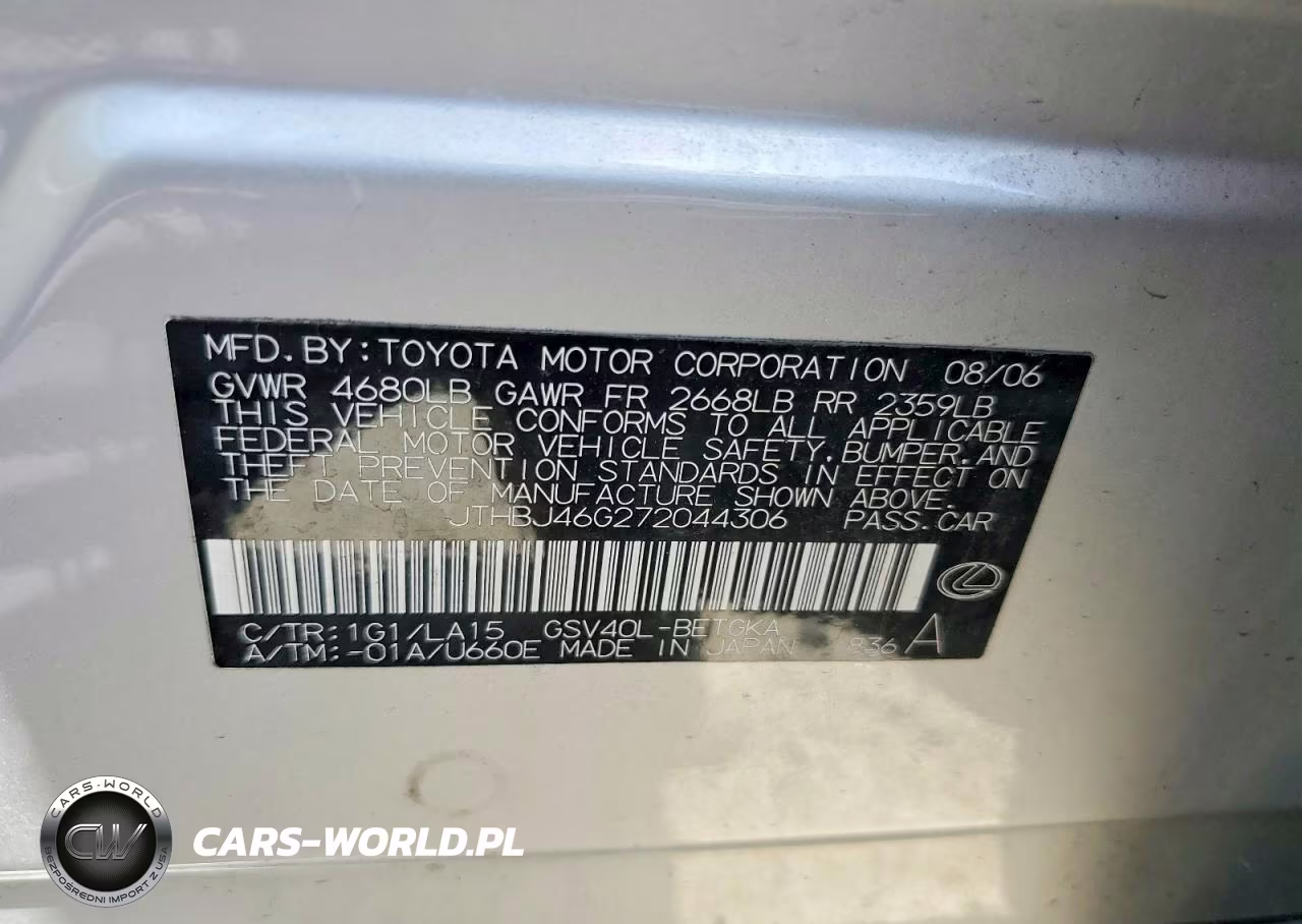 2019 Lexus Es 350 Base VIN:JTHBJ46G272044306 - 12