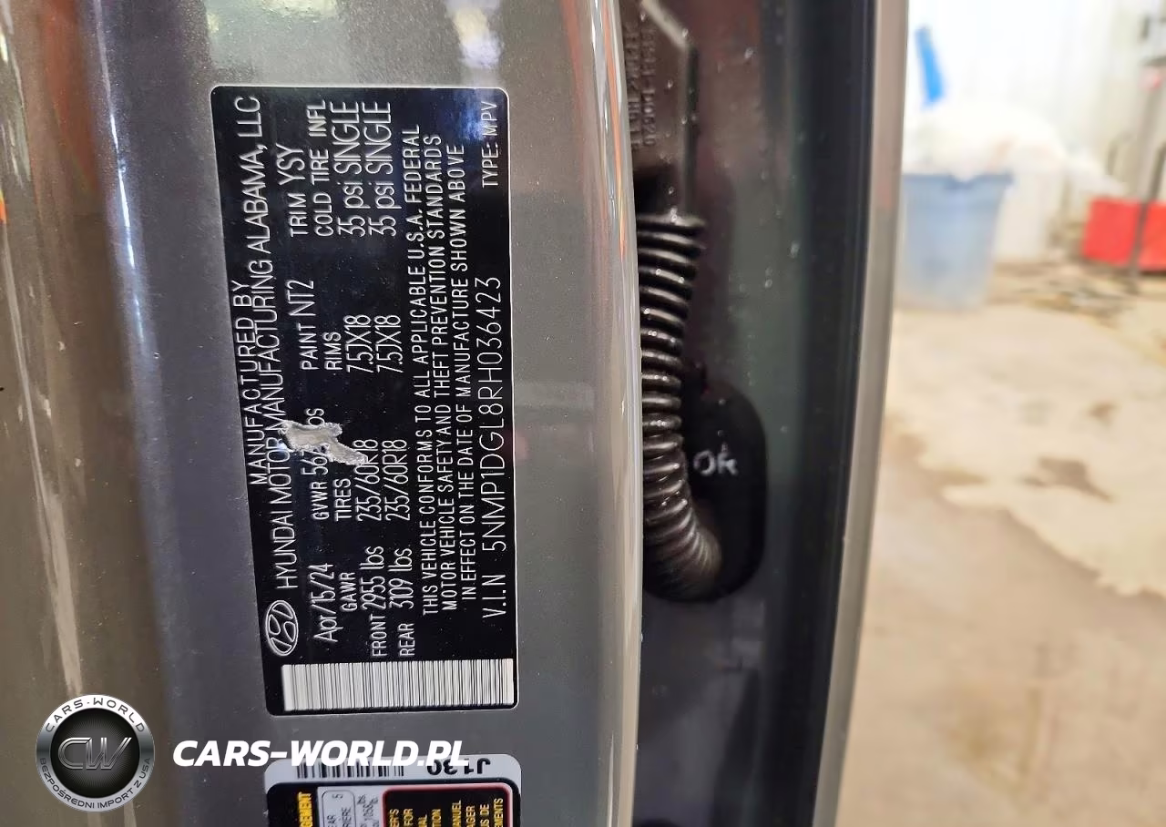 2024 Hyundai Santa Fe Se VIN:5NMP1DGL8RH036423 - 14