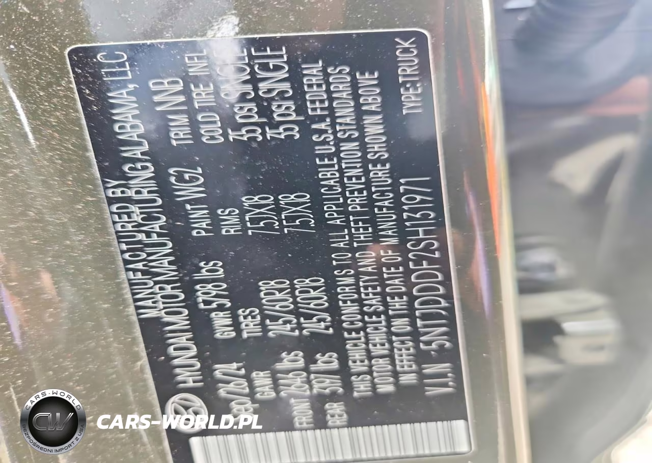 2025 Hyundai Santa Cruz Xrt VIN:5NTJDDDF2SH131971 - 12