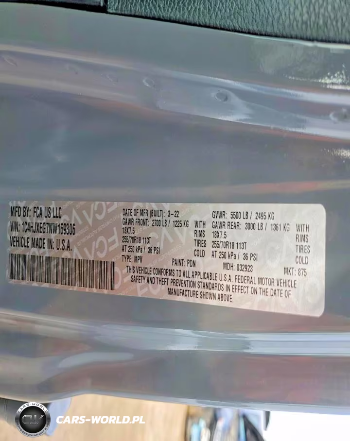 2022 Jeep Wrangler Unlimited Sahara VIN:1C4HJXEG7NW169306 - 12