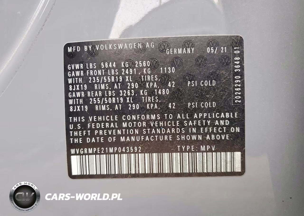 2021 Volkswagen Id.4 Pro VIN:WVGRMPE21MP043592 - 12