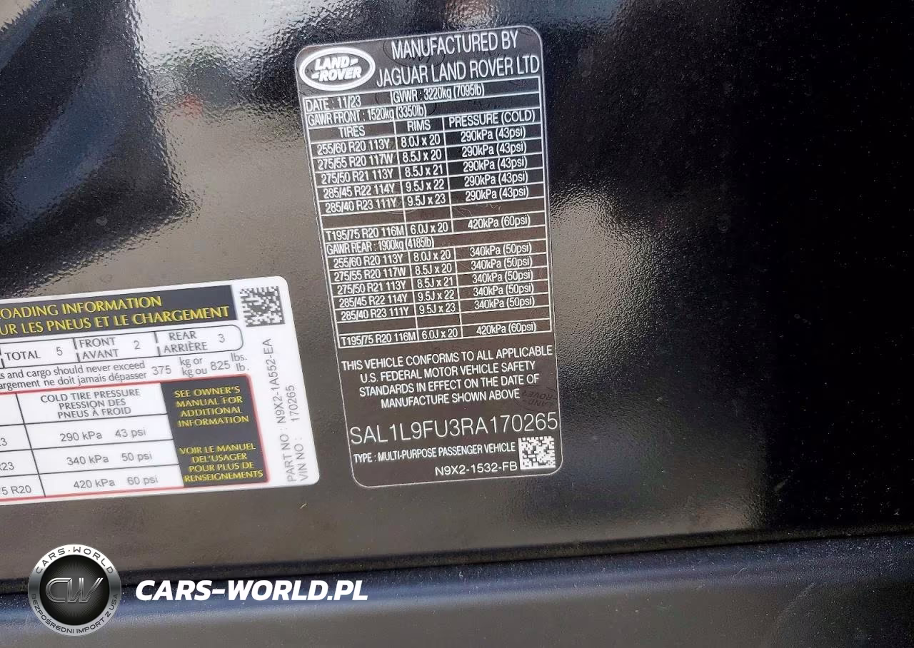 2024 Land Rover Range Rover Sport Dynamic Se VIN:SAL1L9FU3RA170265 - 14