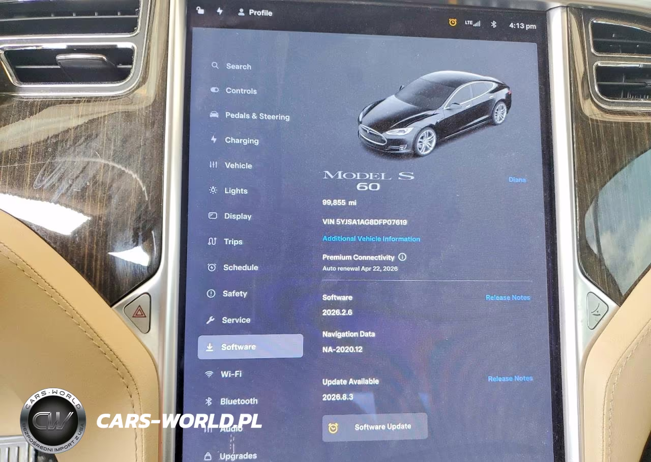 2013 Tesla Model S VIN:5YJSA1AG8DFP07619 - 9