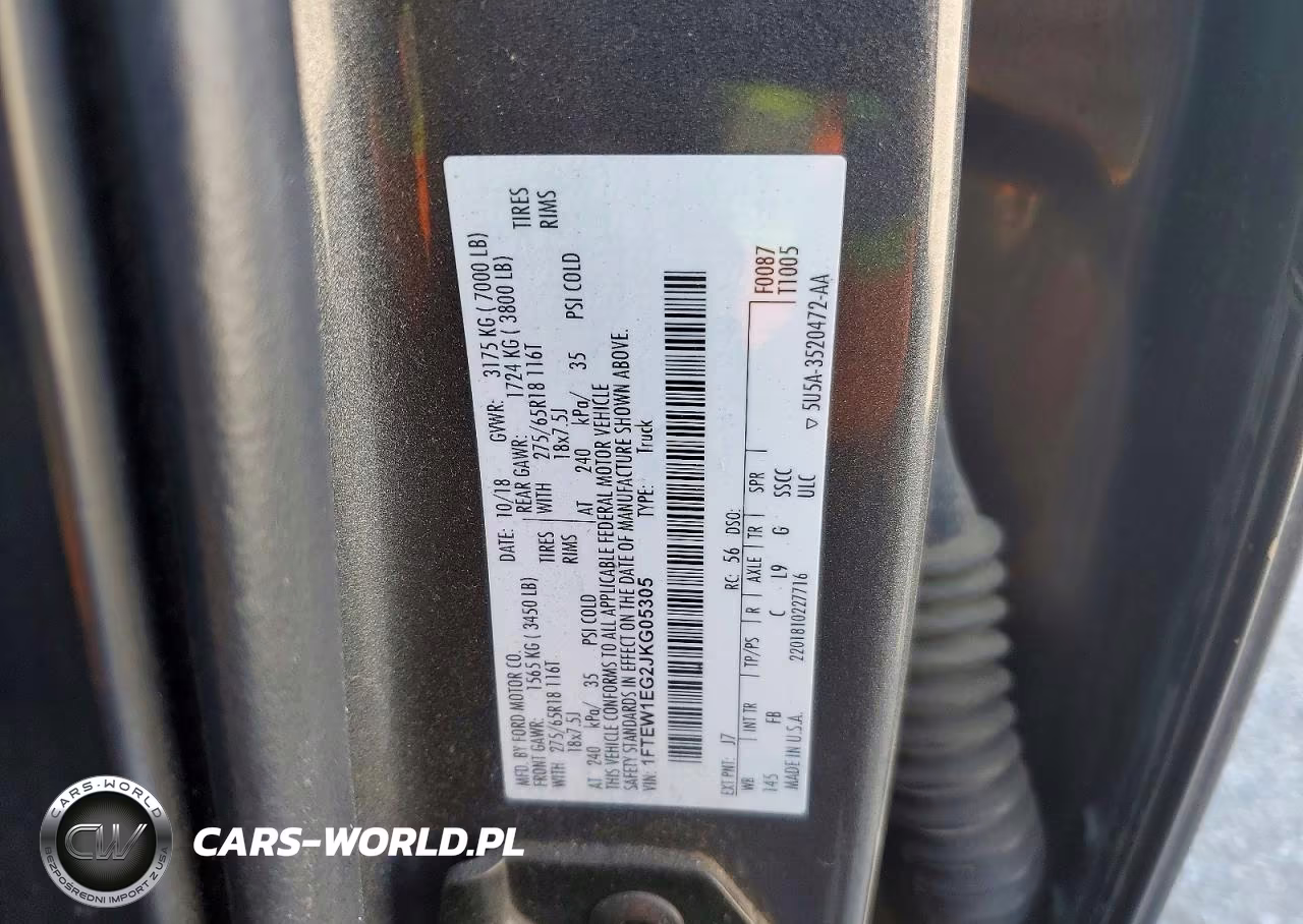 2018 Ford F150 Supercrew VIN:1FTEW1EG2JKG05305 - 12