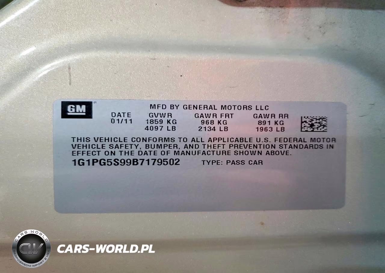 2011 Chevrolet Cruze Lt VIN:1G1PG5S99B7179502 - 12
